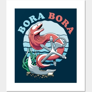 Moray Eel | Bora Bora Posters and Art